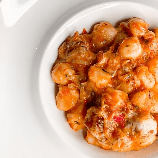 Banner da receita de Nhoque ao pomodoro e cachaça